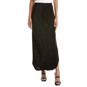 Bella Dahl Womens  Asymmetric Side Slit Bias Skirt